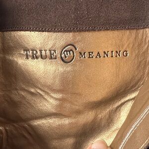 True Meaning Gold Ankle Boots